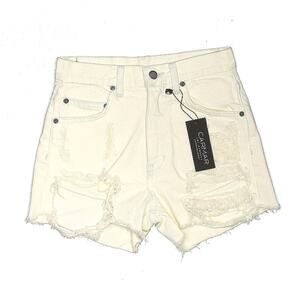 Just in 💫| Camar High Rise Waist Ivory Denim Shorts Women’s SZ 23
